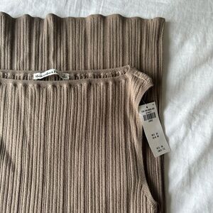Abercrombie & Fitch Taupe Knit Dress- L